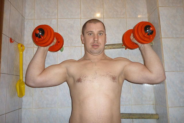 в спортзале