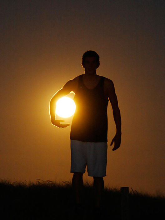 me holding the sun