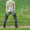 armypants and waders