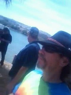 Playin music at the river