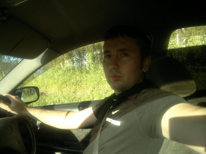 на природе