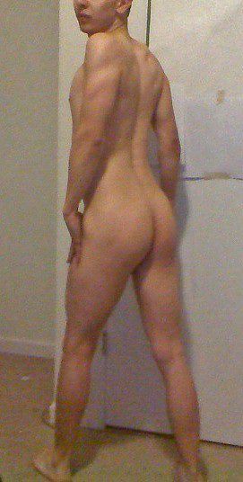 Bare ass after stripping