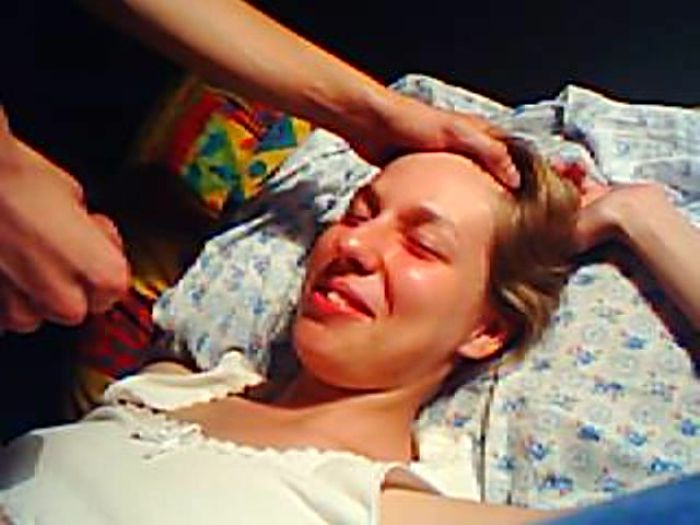 Настя дает кончить в лицо