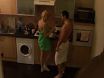 Hot fuck in the kitchen