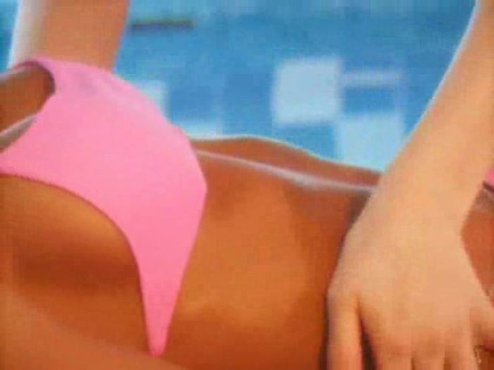 Two Lesbians alone in the Spa