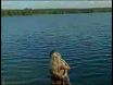 Трах с блондинкой в озере